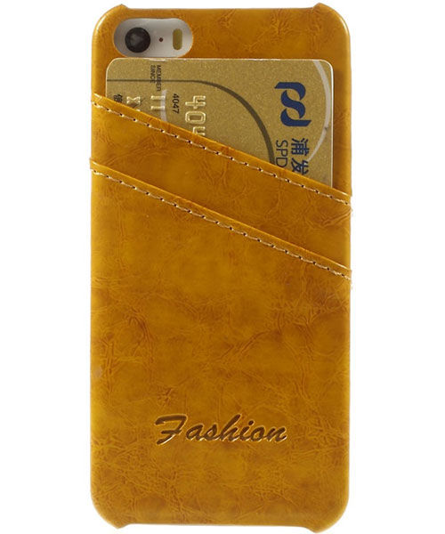 iPhone 5/5S/SE Back Cover - Bruin afbeelding 3