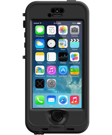 Lifeproof Nuud Apple iPhone SE en 5/5S Waterdicht Hoesje Zwart Hoesjes