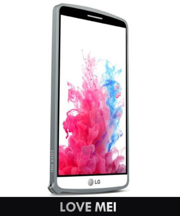 LOVE MEI Aluminium Bumper Case LG G3 - Grijs Hoesjes