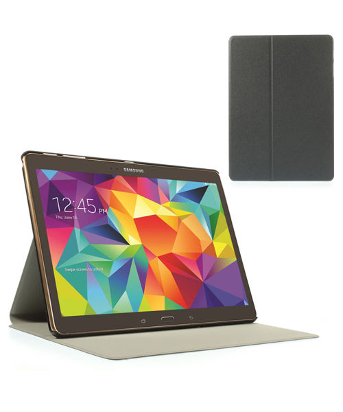 Samsung T800 Galaxy Tab S 10.5 Smart Flip Case Grey afbeelding 1