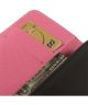 Alcatel One Touch Pop C7 Lederen Wallet Flipcase - Bloesem