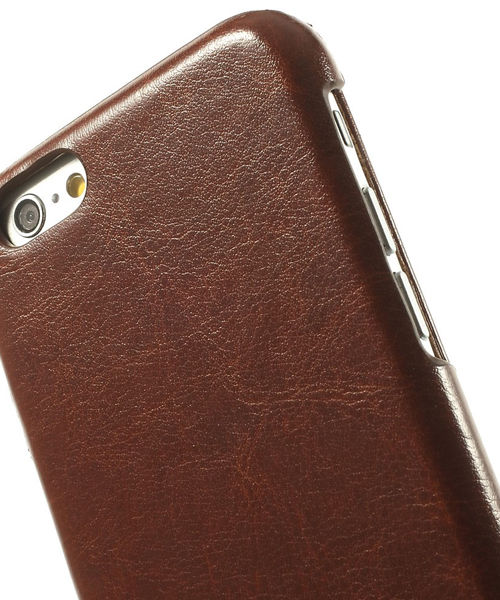 Apple iPhone 6S Flip Cover Bruin afbeelding 5