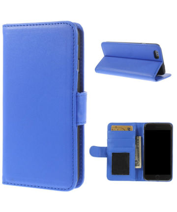 Apple iPhone 6S Wallet Case Blauw Hoesjes