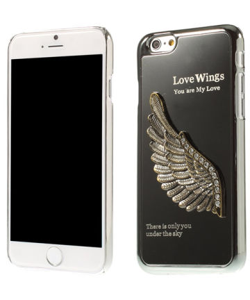Apple iPhone 6S 3D Love Wings Hard Case Hoesjes