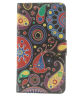 LG G3 S Wallet Stand Case Kleurrijke Bloemen
