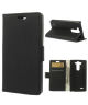 LG G3 S Wallet Stand Flip Hoesje Zwart