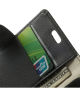 Samsung Galaxy Young 2 Lederen Wallet Flipcase Stand - Zwart