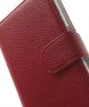 Samsung Galaxy Core 2 Leather Wallet Case Rood Hoesje