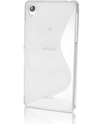 Sony Xperia Z3 TPU Case S-Shape - Grijs Hoesjes