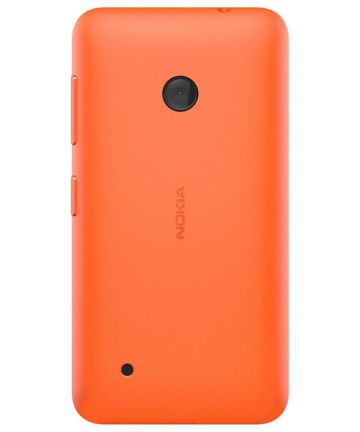 Nokia Lumia 530 Plastic Hard Case CC-3084 Oranje Hoesjes