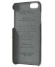 Apple iPhone 6S Leather Hard case Oil Wax - Grijs