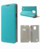 Samsung Galaxy Note 4 Leather Card Holder case with stand - Blue