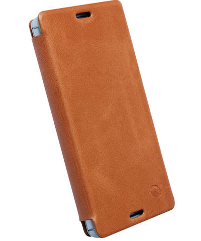 Krusell BookCover Kiruna Brown Sony Xperia Z3 Compact afbeelding 1
