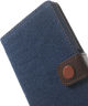 Sony Xperia Z3 Wallet case Jeans Cloth Blue