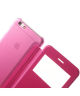 iPhone 6S Plus Window View Flipcase Hoesje Roze