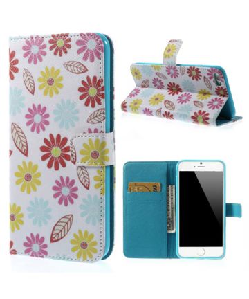Apple iPhone 6S Plus Wallet Case Bloemen Hoesjes