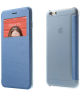 iPhone 6S Plus Window View Flipcase Hoesje Blauw