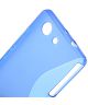 Sony Xperia Z3 Compact S-Curved TPU Case - Blauw