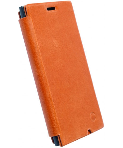Krusell Kiruna Flipcase Hoesje Nokia Lumia 735 4G Camel afbeelding 2