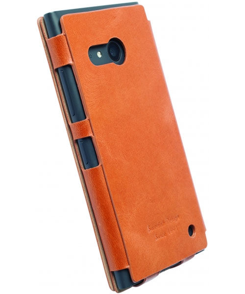 Krusell Kiruna Flipcase Hoesje Nokia Lumia 735 4G Camel afbeelding 3