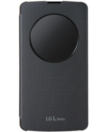LG L80+ L Bello Quick Circle Case Zwart Hoesjes