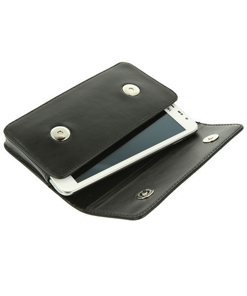 Valenta Arezzo Riemclip Hoesje Leer Zwart 5XL afbeelding 4