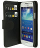 Valenta Luxe Samsung Galaxy S4 Mini Hoesje Leer Bookcase Zwart