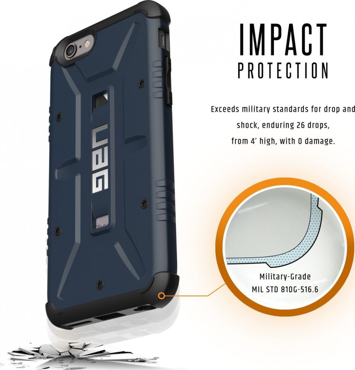 Urban Armor Gear Composite AERO Case Apple iPhone 6S afbeelding 9