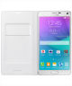 Originele Samsung Galaxy Note 4 Flip Wallet White