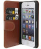 Valenta Classic Luxe iPhone 5/5S/SE Hoesje Leer Bookcase Bruin