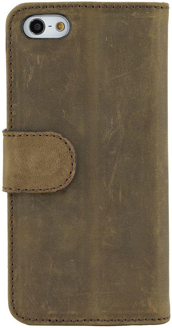 Valenta Classic Luxe iPhone 5/5S/SE Hoesje Leer Bookcase Vintage Bruin afbeelding 4