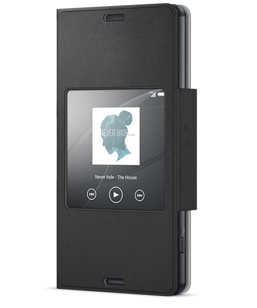 Waarnemen Psychologisch Geest Sony Xperia Z3 Compact Smart Style-Up Cover - Zwart | GSMpunt.nl