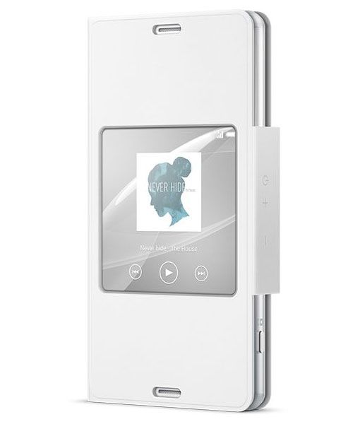 Sony Xperia Z3 Compact Smart Style-Up Cover - Wit afbeelding 3