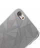 Triangle Pattern Back Cover Apple iPhone 6S Plus Zilver