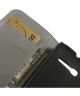 Alcatel One Touch Pop C5 Lederen Wallet Flip Case Hoesje Flowers