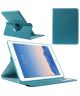 Apple iPad Air 2 Twill Texture Rotary Flip Case Blue