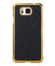 Samsung Galaxy Alpha Hard Cover Zwart - Geel