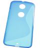 Motorola Nexus 6 TPU Case S-Shape Blauw