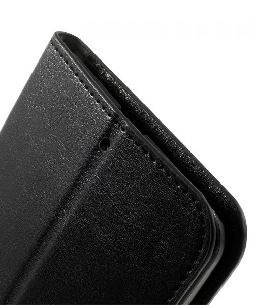 Motorola Nexus 6 Wallet Stand Case Zwart afbeelding 9