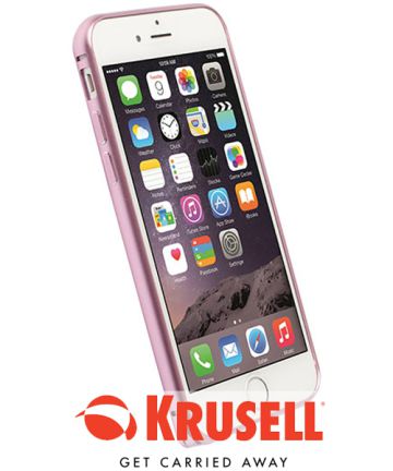 Krusell Sala AluBumper Apple iPhone 6S Roze Hoesjes