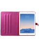 Apple iPad Air 2 Lederen Flip Case Stand Rood
