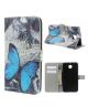 Motorola Nexus 6 Lederen Butterfly Flip Case