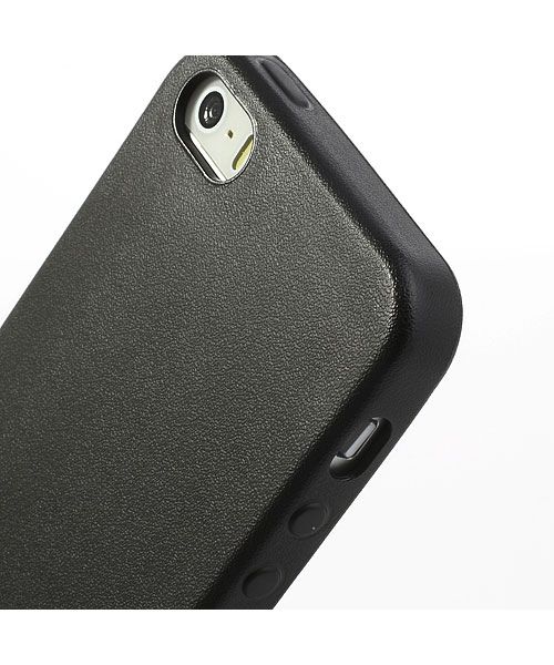 Apple iPhone SE en 5/5S TPU Back Cover Hoesje Zwart afbeelding 5