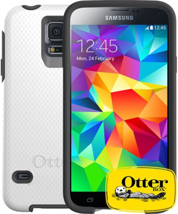 Otterbox Symmetry Case Samsung Galaxy S5 (Neo) White Gunmetal Hoesjes