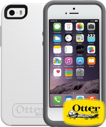 Otterbox Symmetry iPhone 5(S) White Gunmetal Hoesjes