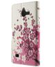 Huawei Ascend Y550 Plum Blossom Wallet Case