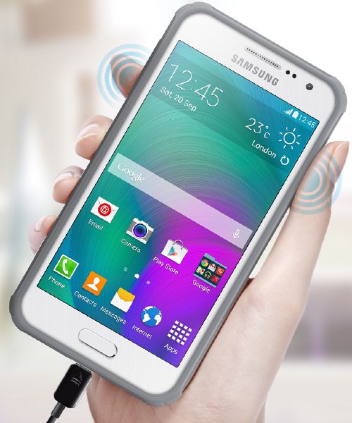 Samsung Protective Cover Samsung Galaxy A3 Grijs afbeelding 4