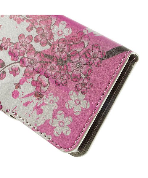 Samsung Galaxy A3 Wallet Flip Case Hoesje Bloesem afbeelding 7