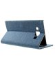 Samsung Galaxy A5 Lederen Wallet Flip Case Hoesje Blauw