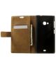 Microsoft Lumia 535 Multiple Owls Leather Wallet Case